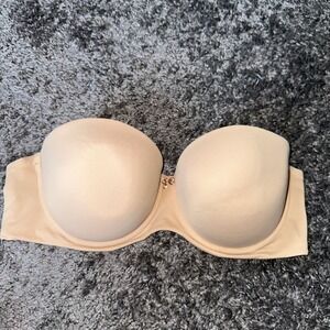 Soma Embraceable Strapless Multiway Bra Nude Bow Detail Size‎ 38D no straps